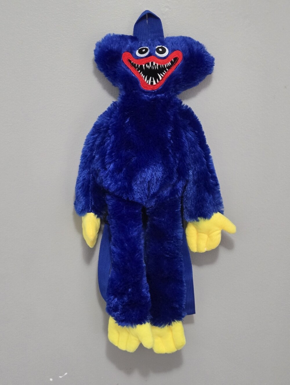 Poppy PLAYTIME Blue Huggy Wuggy Monster Plush Backpack